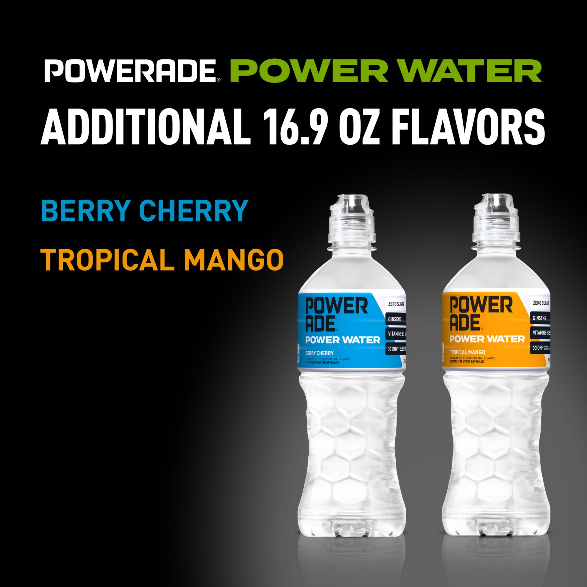 slide 12 of 13, Powerade Power Water Cucumber Lime Sports Drink, 20 fl oz