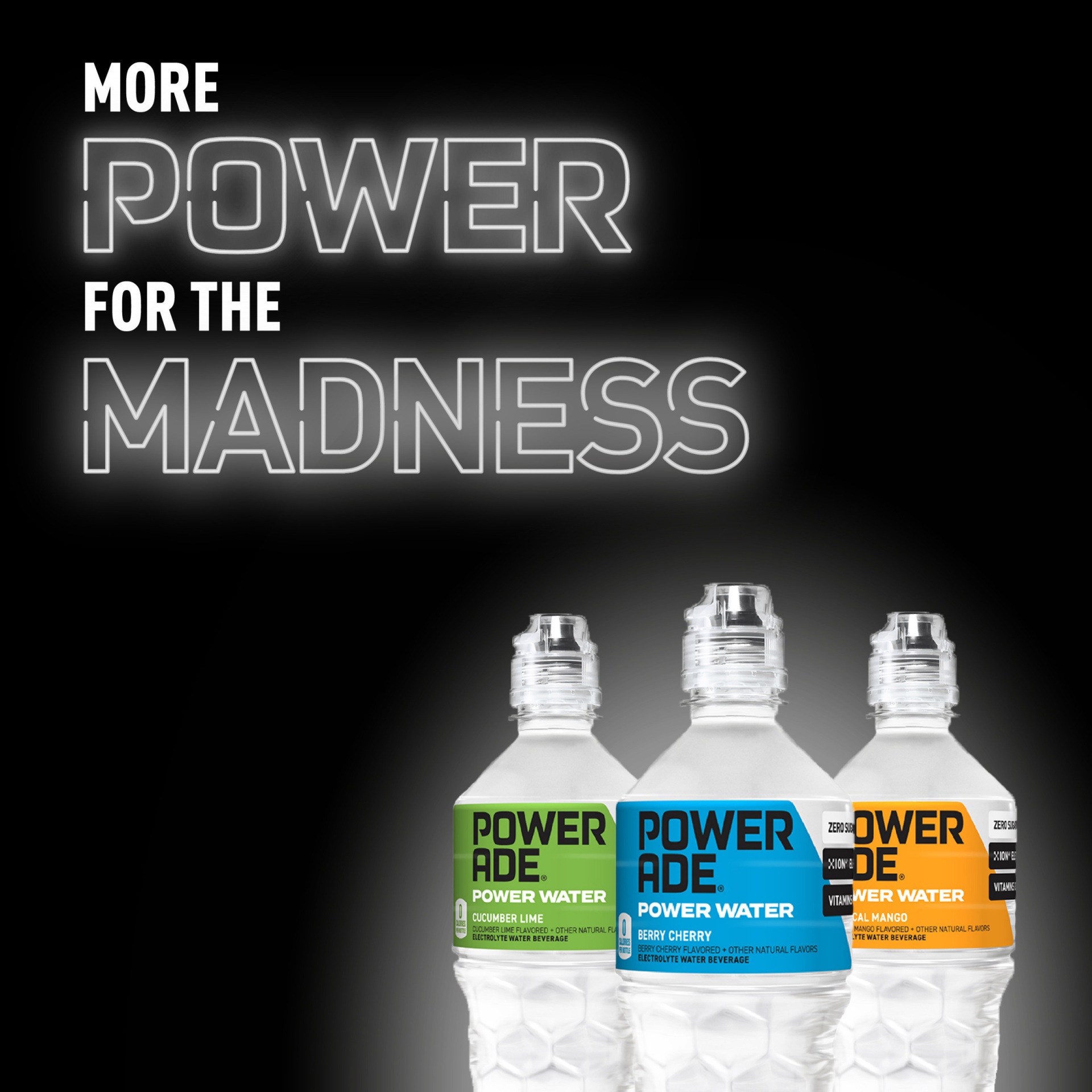 slide 13 of 13, Powerade Power Water Cucumber Lime Sports Drink, 20 fl oz