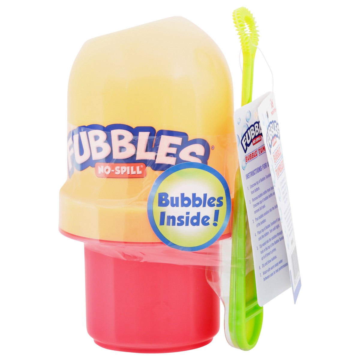 slide 9 of 9, Fubbles No Spill Bubble Tumbler - Assorted, 1 ct