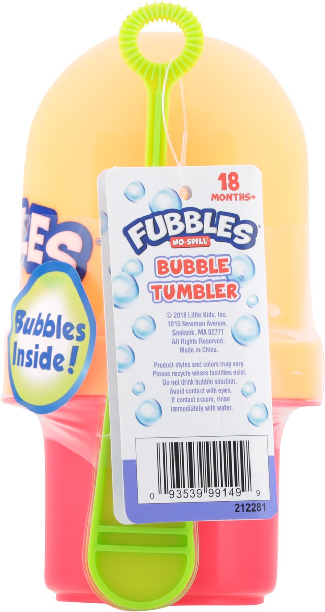 slide 2 of 9, Fubbles No Spill Bubble Tumbler - Assorted, 1 ct