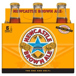 Newcastle Brown Ale Beer, 6 Pack, 11.2 fl. Oz Bottles