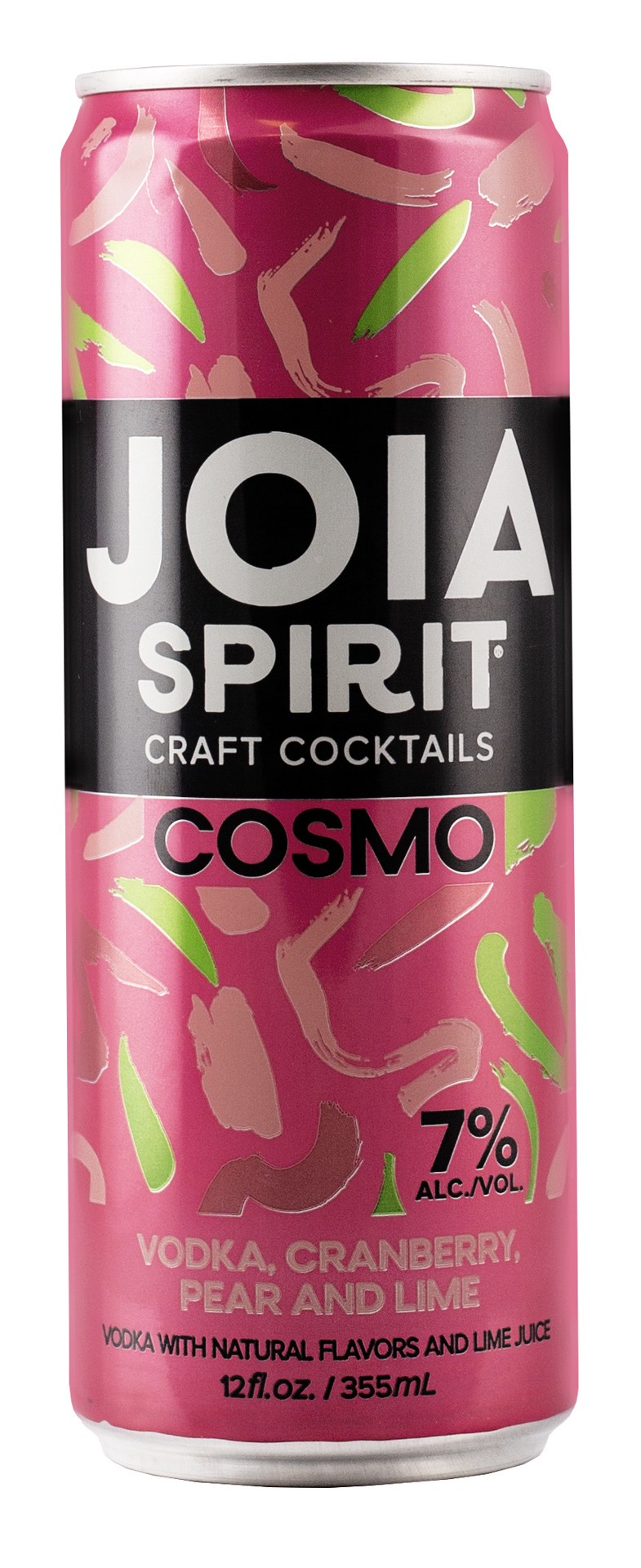 slide 1 of 2, Joia Spirit Sparkling Cosmopolitan Craft Cocktail Single Can, 355 ml