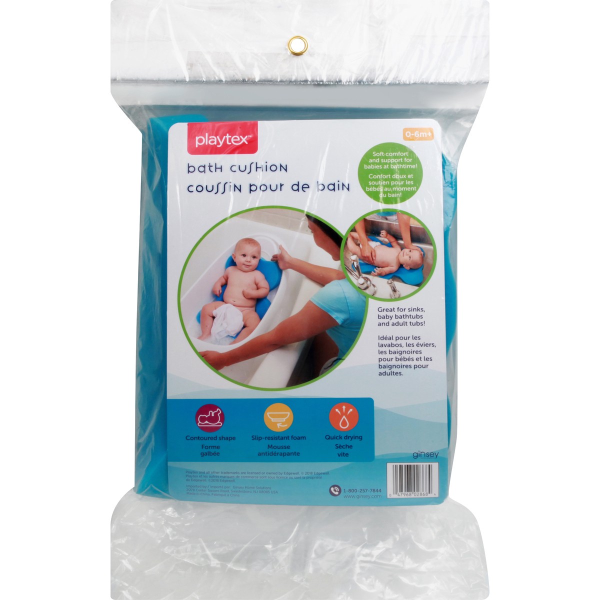 slide 2 of 6, Playtex Bath Cushion 1 ea, 1 ct