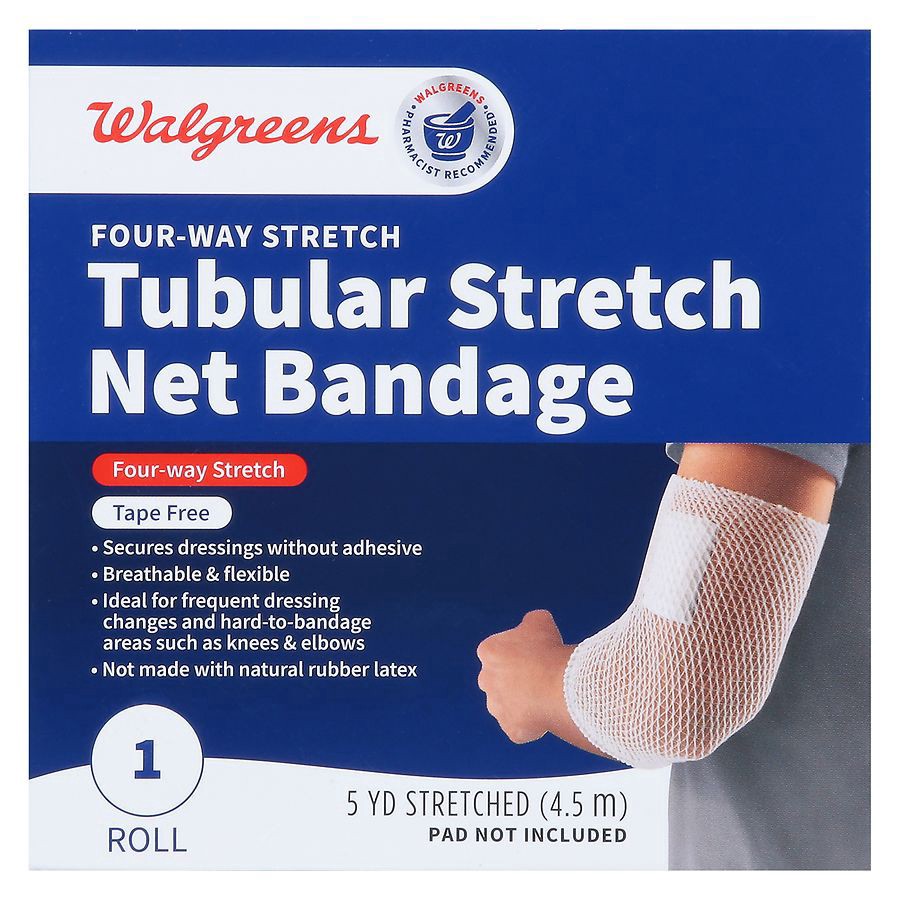 slide 5 of 5, Walgreens Tubular Stretch Bandage 5 Yards, 5 yd