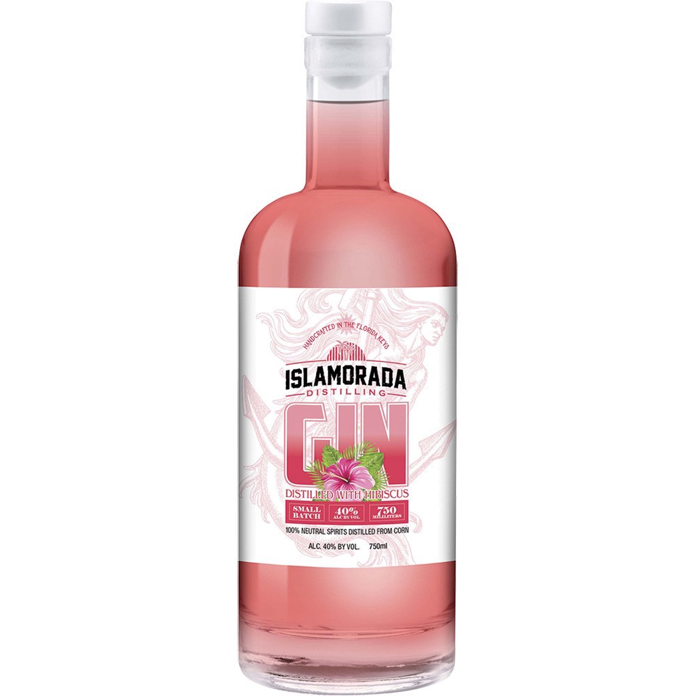 slide 1 of 1, Islamorada Hibiscus Gin, 750 ml