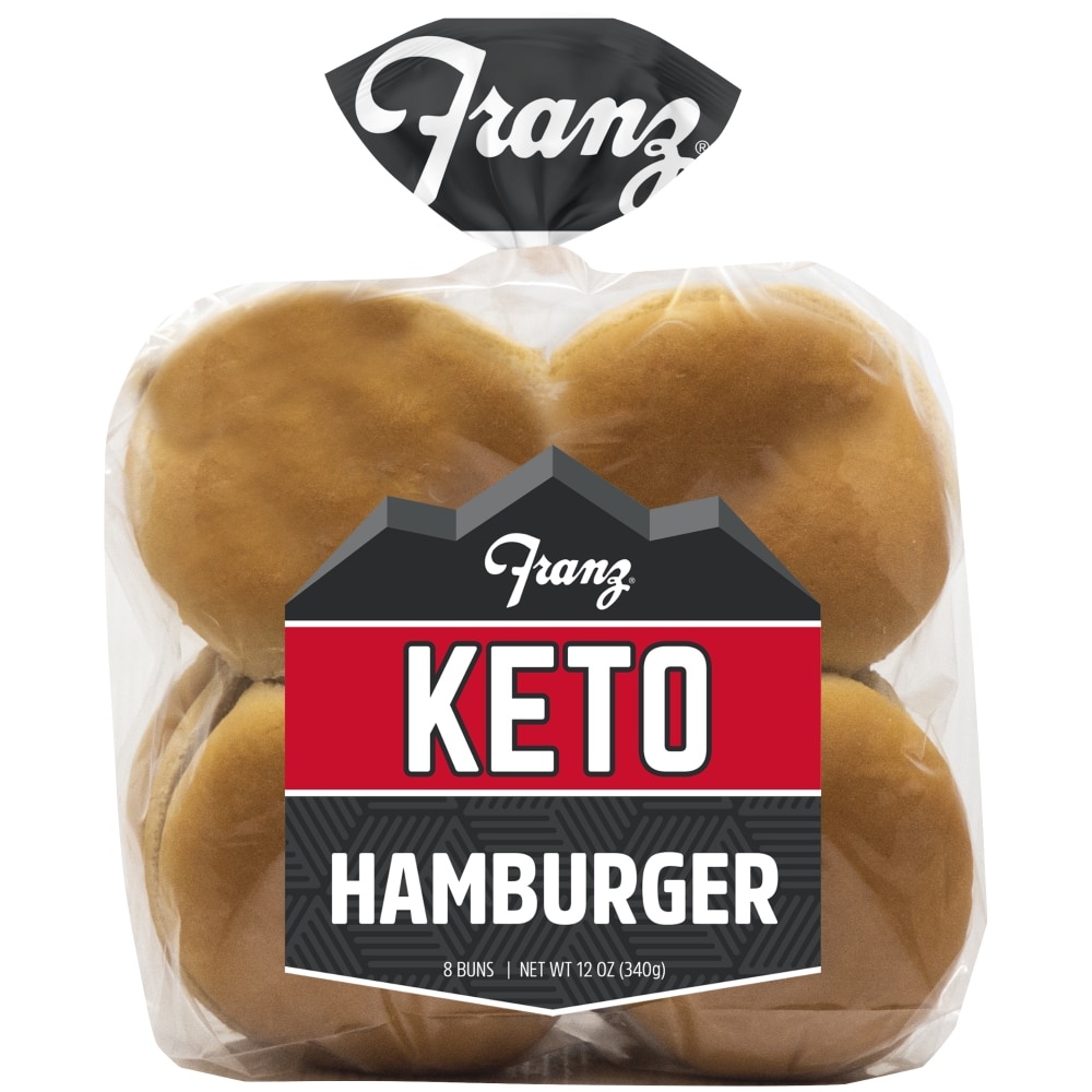 slide 1 of 1, Franz Keto Hamburger Buns, 12 oz