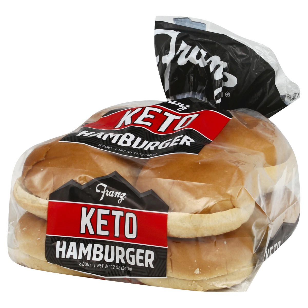slide 6 of 9, Franz Keto Hamburger Buns, 12 oz
