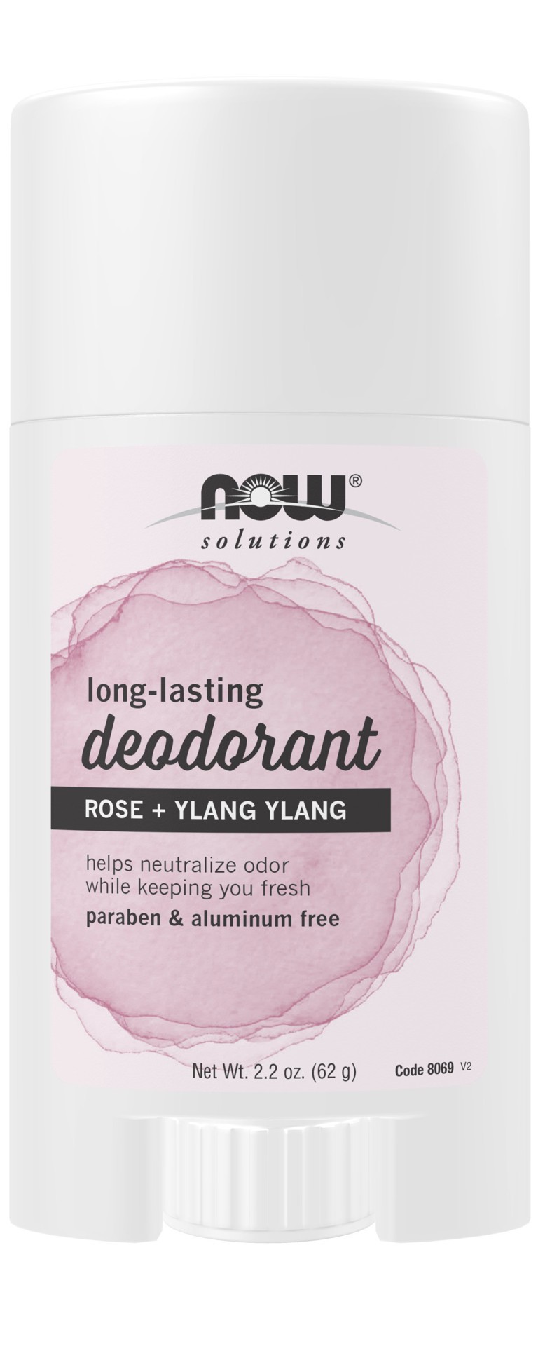 slide 1 of 4, NOW Solutions Long Lasting Deodorant Rose Ylang Ylang, 2.2 oz