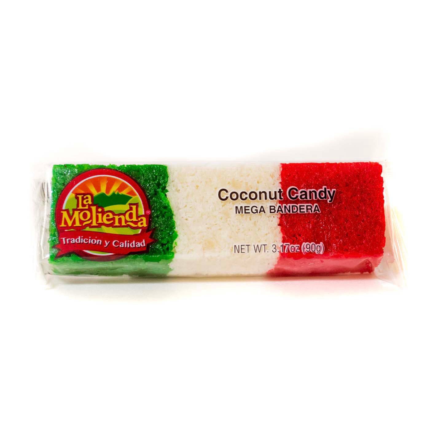 slide 1 of 1, La Molienda Flag Coconut Bar/ Coco Bandera, 3.17 oz