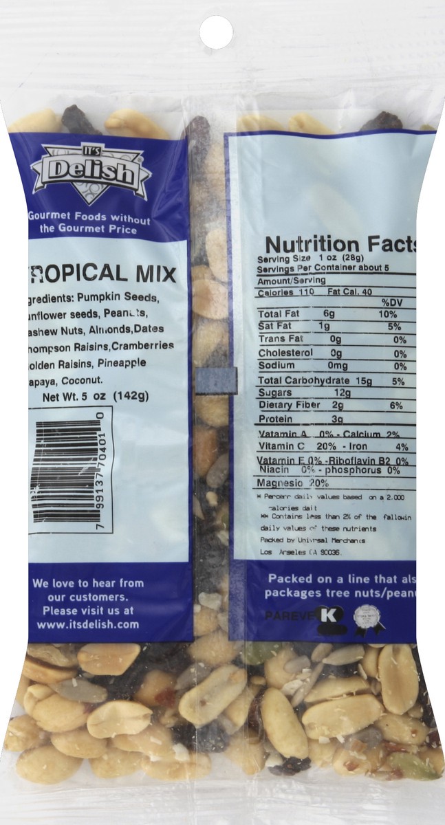 slide 4 of 4, It's Delish Tropical Mix 5 oz, 5 oz