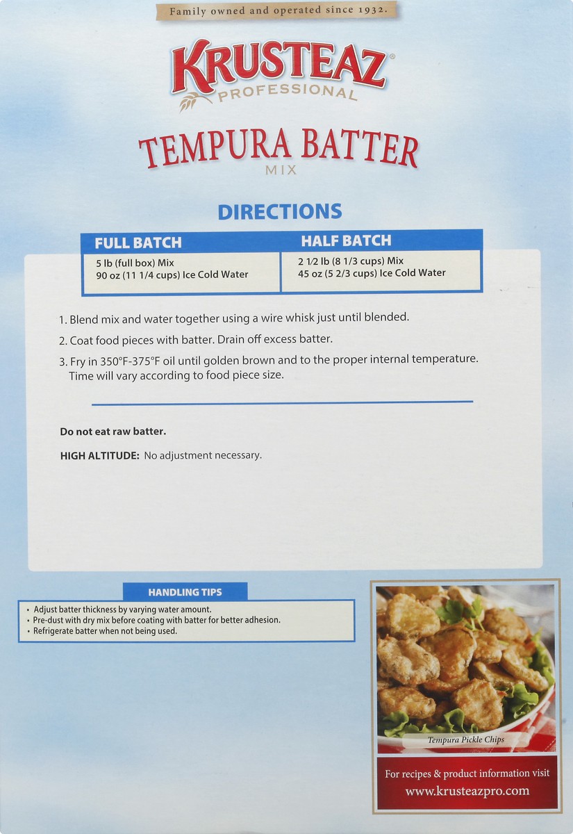 slide 2 of 13, Krusteaz Tempura Batter Mix 5 lb, 5 lb