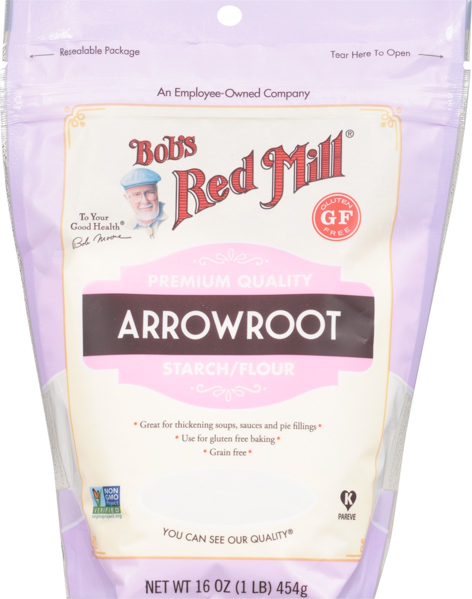 slide 3 of 9, Bobs Bob's Red Mill Arrowroot Starch/flour, 16 oz