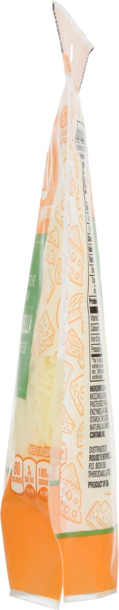 slide 4 of 9, Rouses Markets Mozzarella Shredded Cheese 8 oz, 8 oz