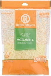 Rouses Markets Mozzarella Shredded Cheese 8 oz