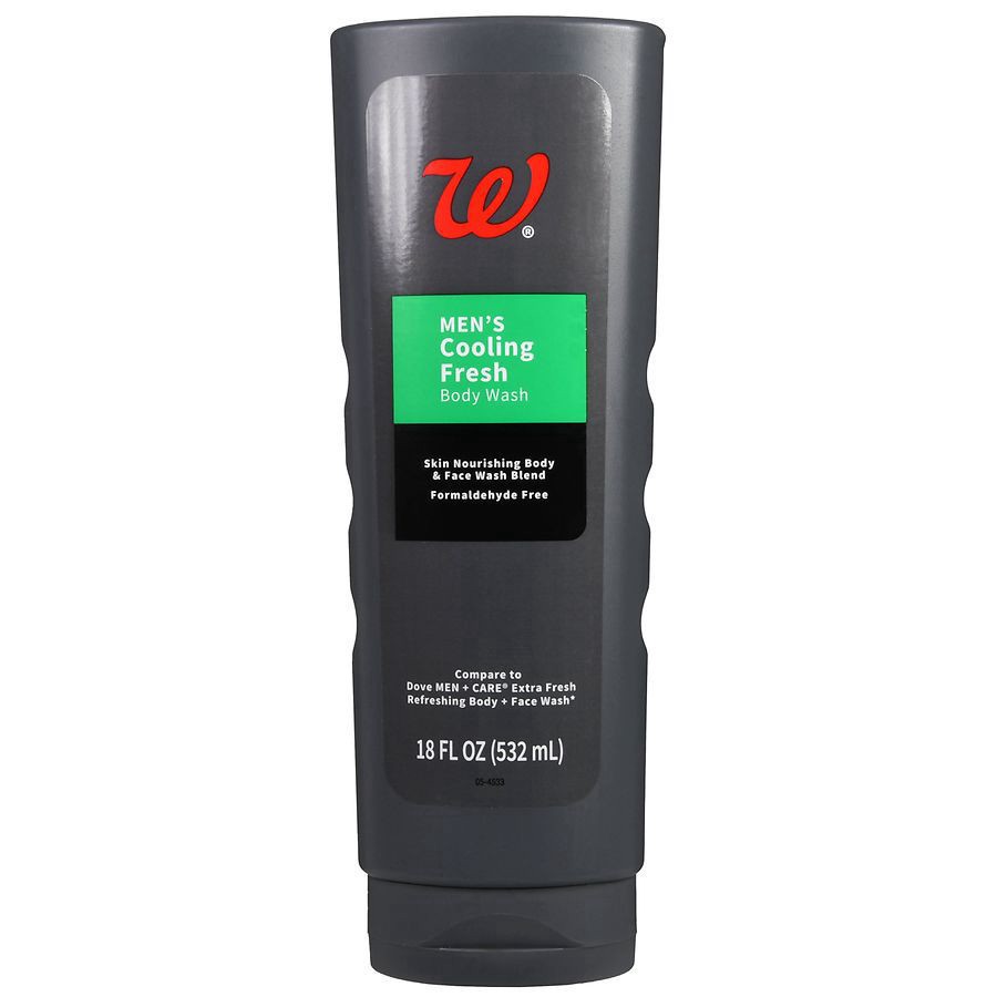 slide 5 of 5, Walgreens Men's Cooling Fresh Body Wash, 18 fl oz