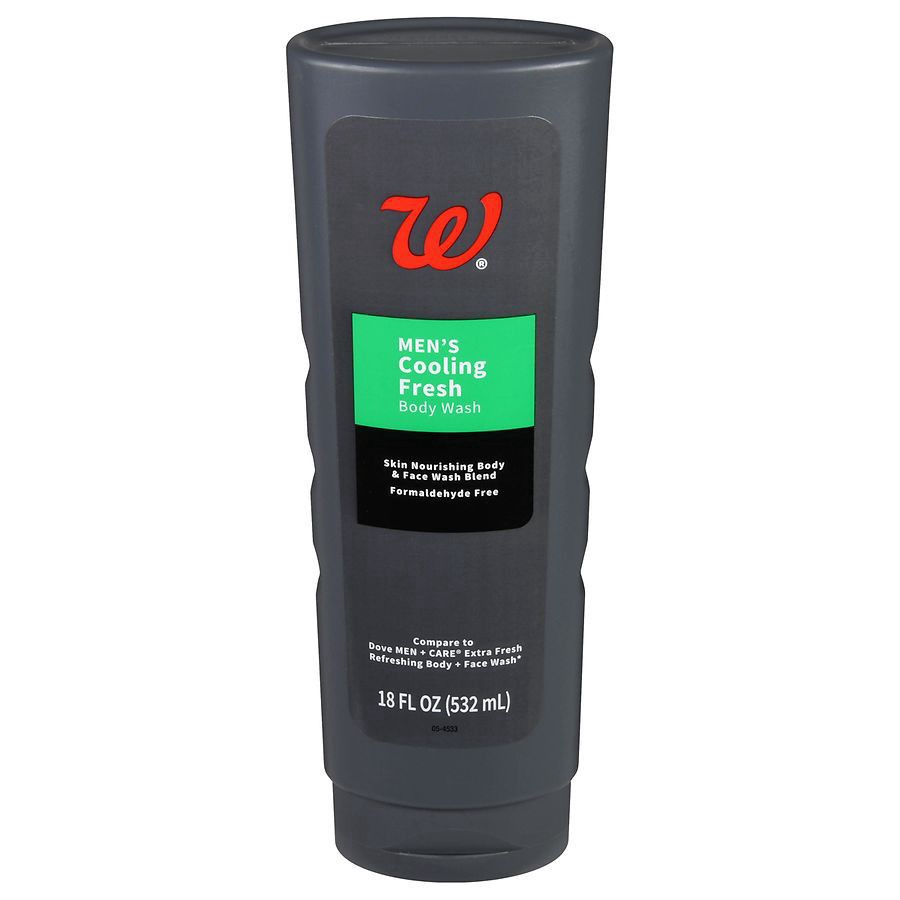 slide 1 of 5, Walgreens Men's Cooling Fresh Body Wash, 18 fl oz