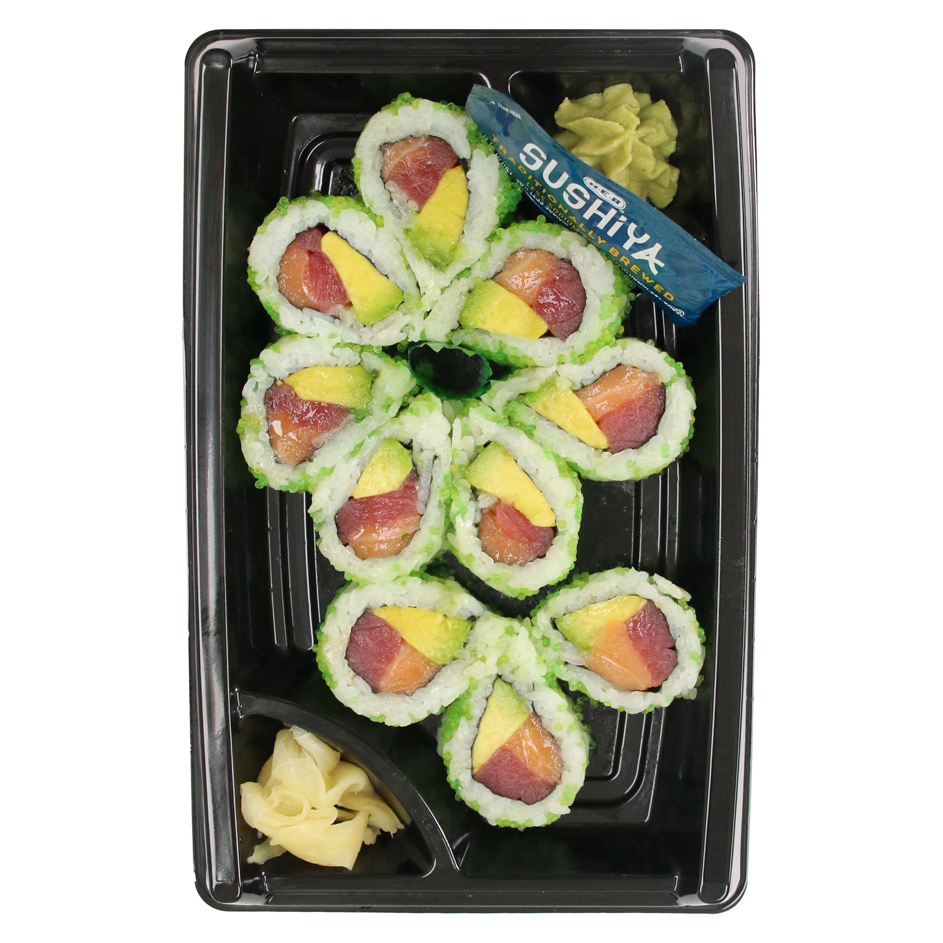 slide 1 of 1, H-E-B Sushiya Houstonian Roll, 8.4 oz