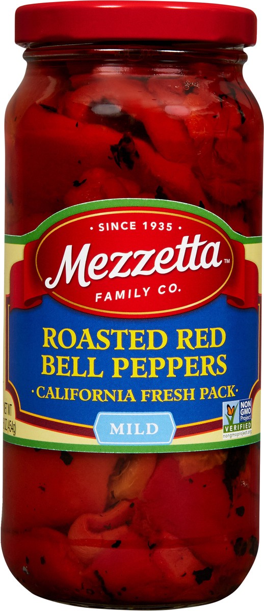slide 5 of 7, Mezzetta Mild Roasted Red Bell Peppers - 15oz, 15 oz
