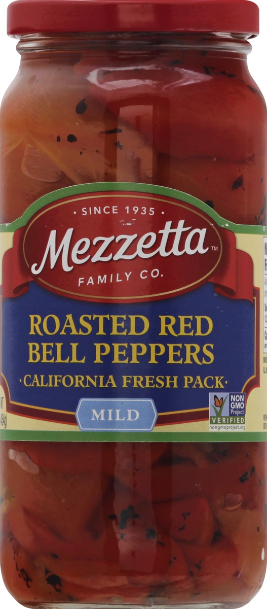 slide 9 of 11, Mezzetta Roasted Red Bell Peppers, 16 oz
