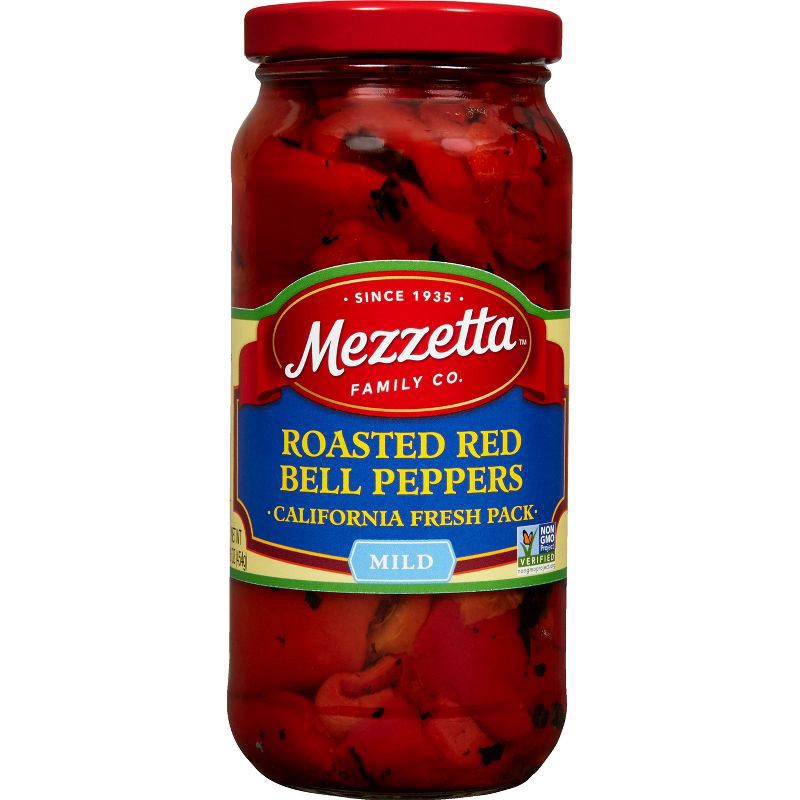 slide 1 of 7, Mezzetta Mild Roasted Red Bell Peppers - 15oz, 15 oz