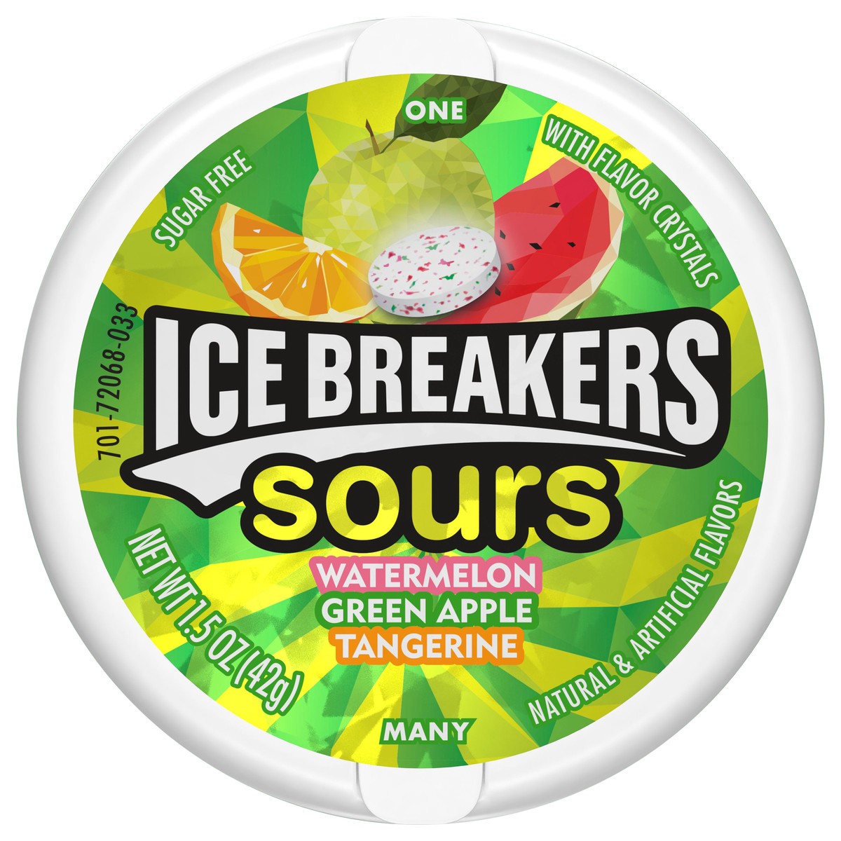 slide 1 of 1, Ice Breakers Sugar Free Sours, 1.5 oz