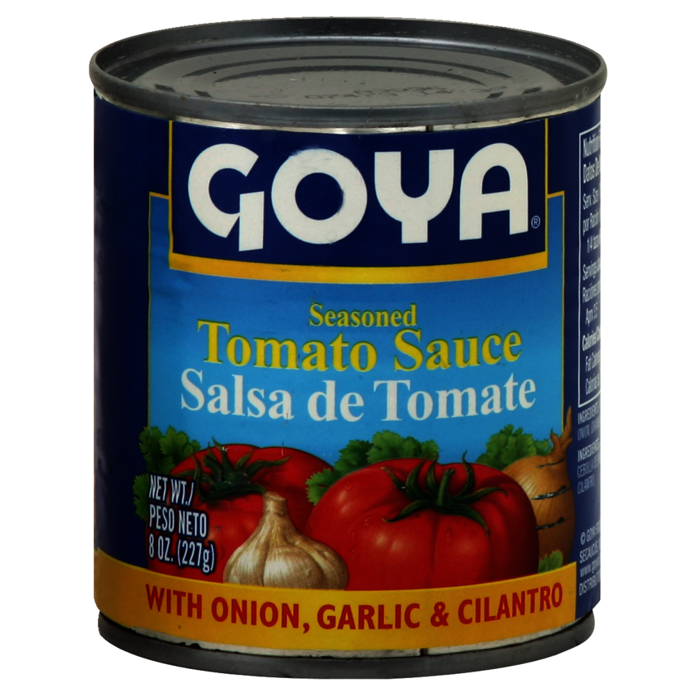 slide 1 of 1, Goya Seasoned Tomato Sauce With Onion, Garlic & Cilantro, 8 oz