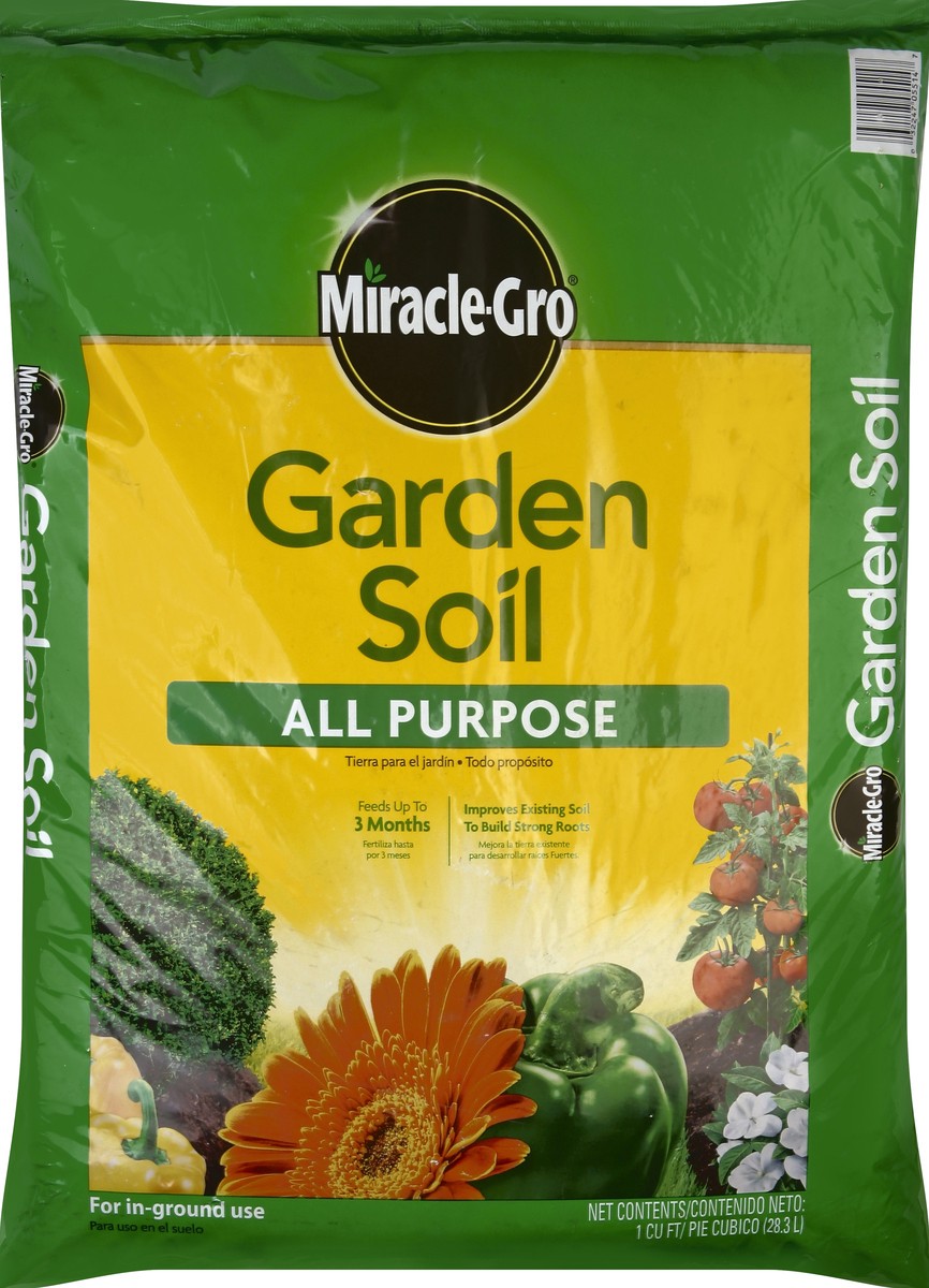 slide 2 of 5, Miracle-Gro Garden Soil 20 lb, 20 lb