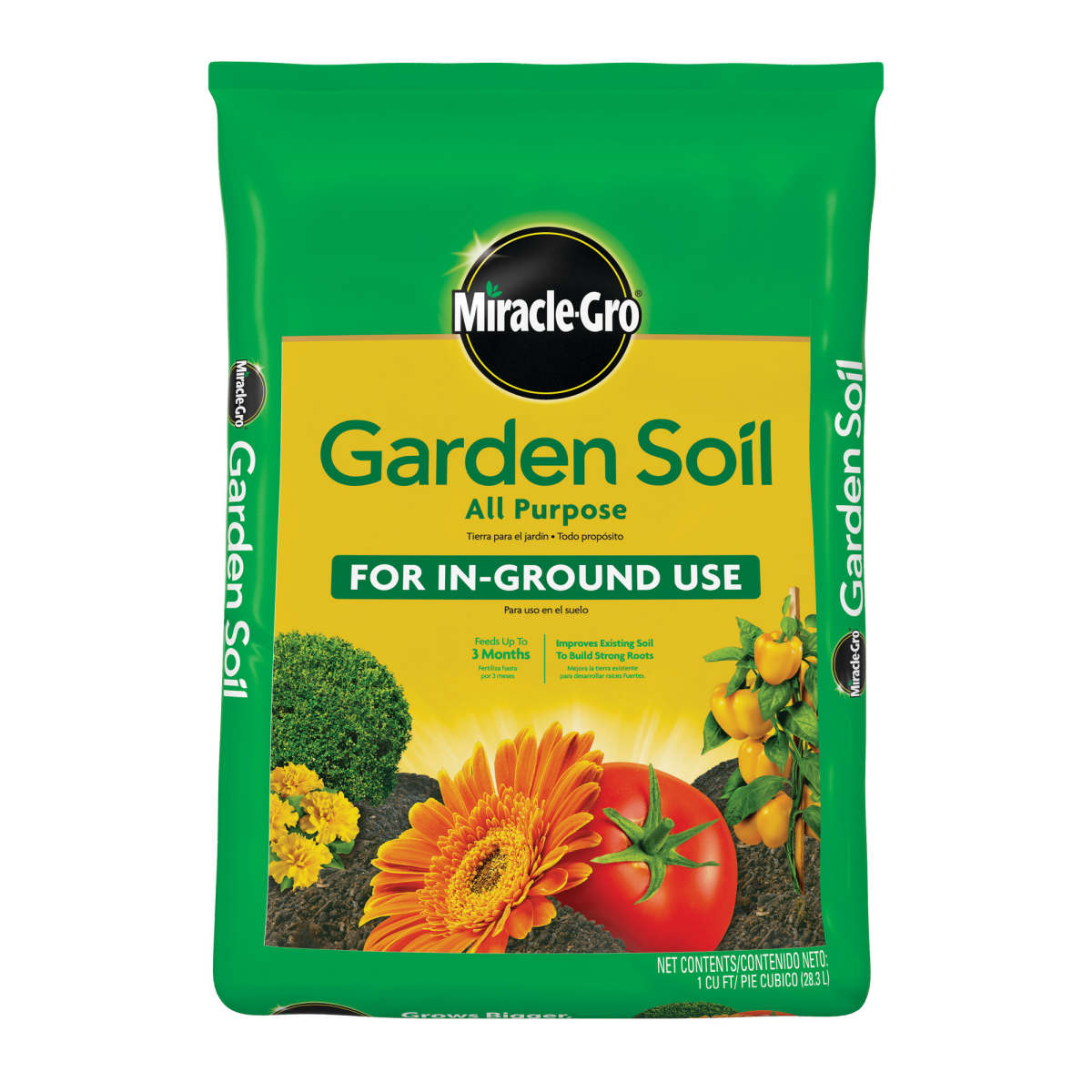 slide 1 of 5, Miracle-Gro Garden Soil 20 lb, 20 lb