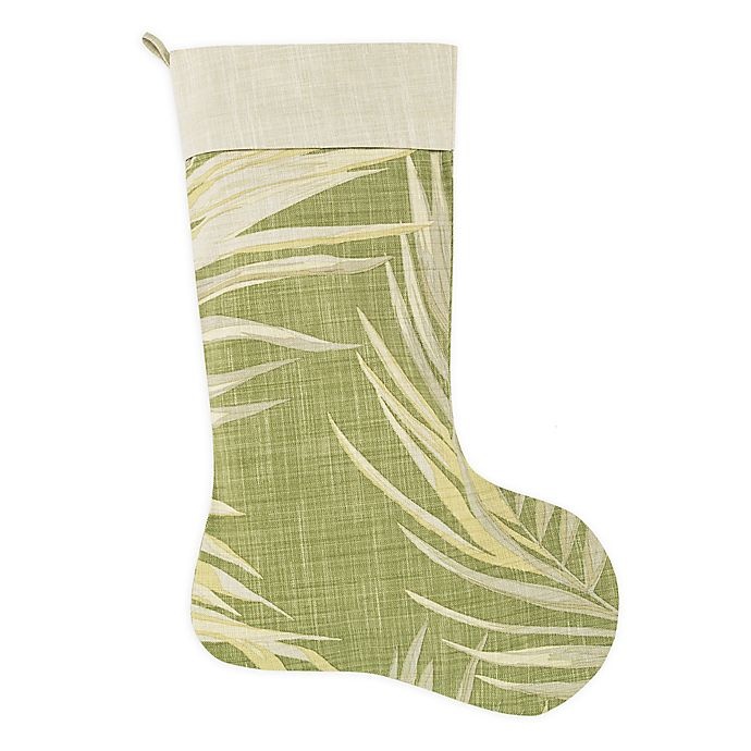 slide 1 of 3, Tommy Bahama Canyon Palms Palm Green Holiday Stocking, 1 ct