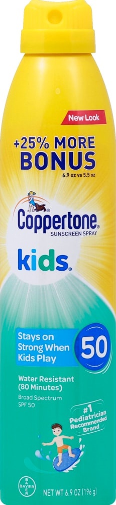 slide 1 of 1, Coppertone Kids Continuous Spray SPF 50, 6 oz