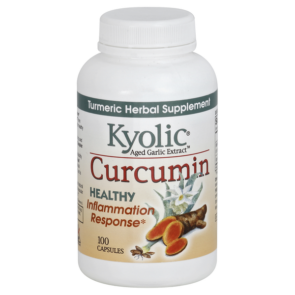 slide 1 of 2, Kyolic Wakunaga of America Kyolic Curcumin Capsules, 100 ct