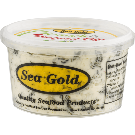 slide 4 of 16, Sea Gold Dip, Spinach & Seafood, 7 oz