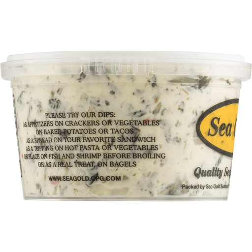 slide 7 of 16, Sea Gold Dip, Spinach & Seafood, 7 oz