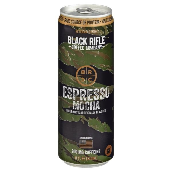 slide 1 of 1, Black Rifle Coffee Company Espresso With Cream 200Mg Caffeine Single Can - 11 oz, 11 oz
