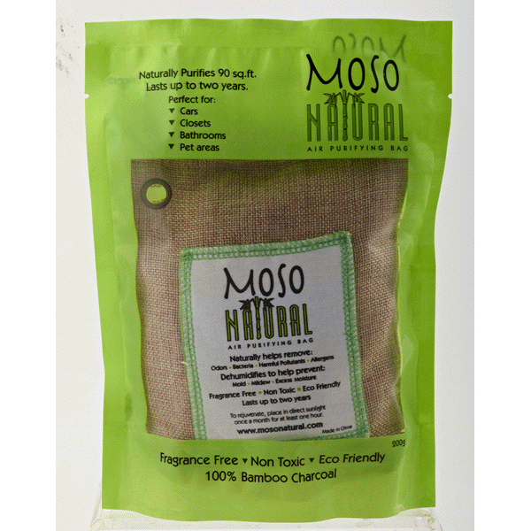 slide 1 of 1, Moso Natural Air Purifying Bag 200 G Charcoal, 1 ct