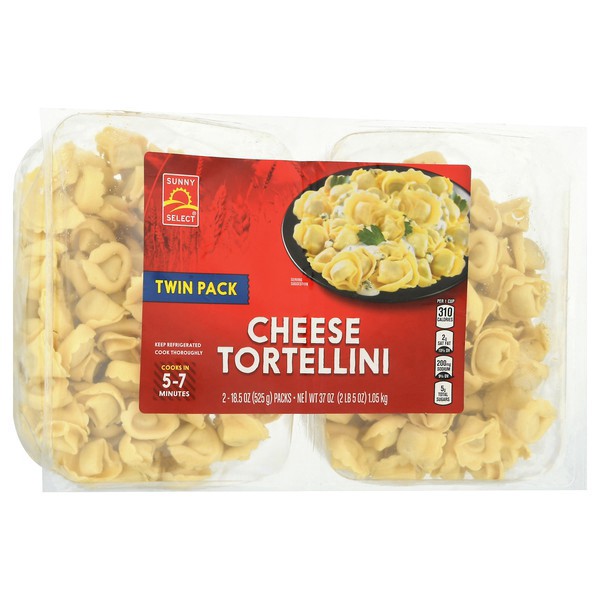 slide 1 of 1, Sunny Select Twin Pack Cheese Tortellini 2 ea, 2 ct