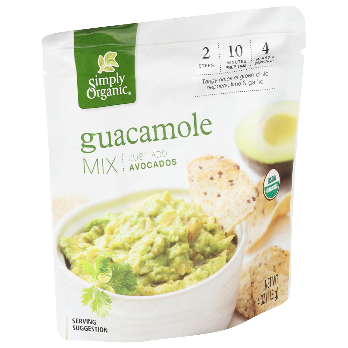 slide 9 of 9, Simply Organic Guacamole Mix 4 oz, 4 oz