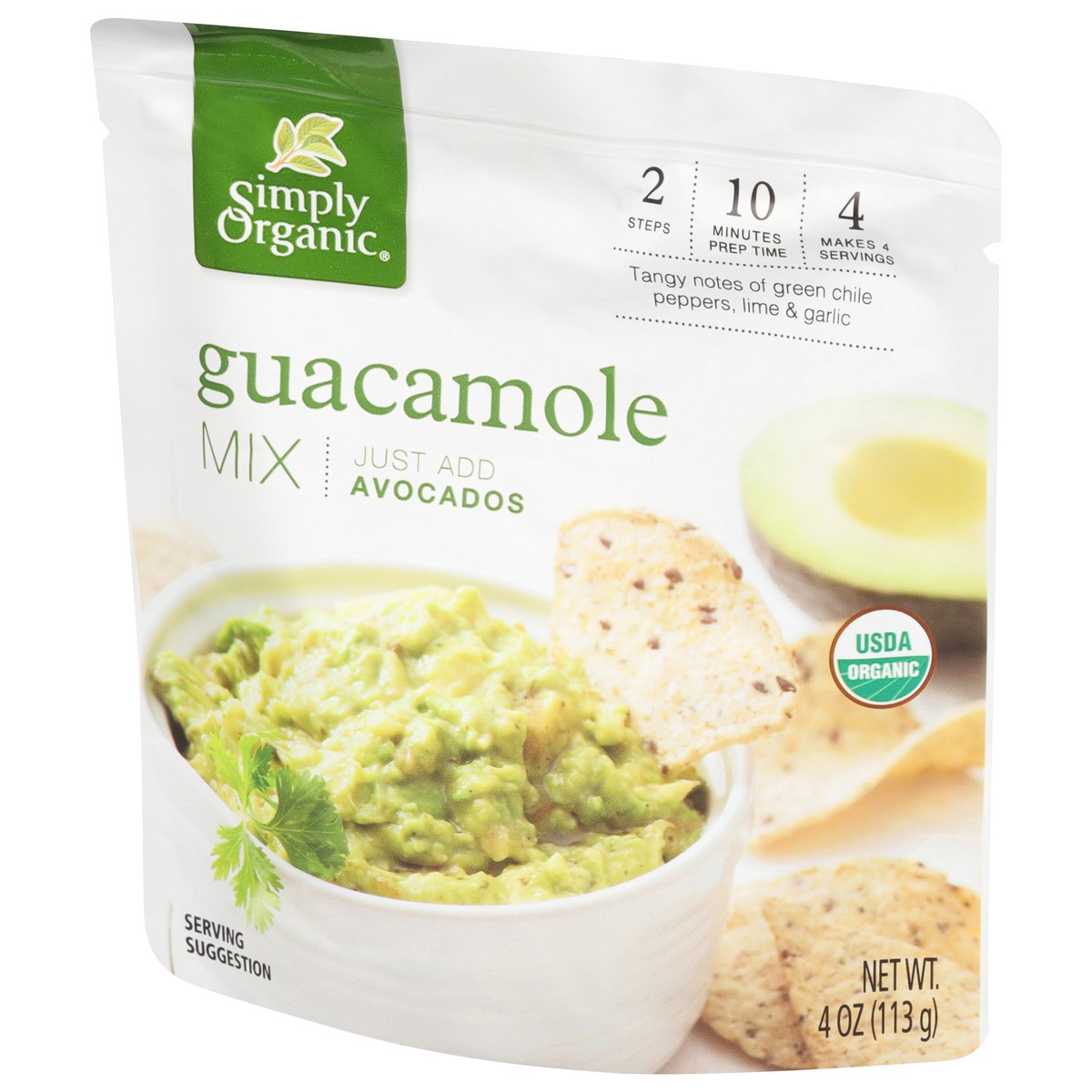 slide 3 of 9, Simply Organic Guacamole Mix 4 oz, 4 oz