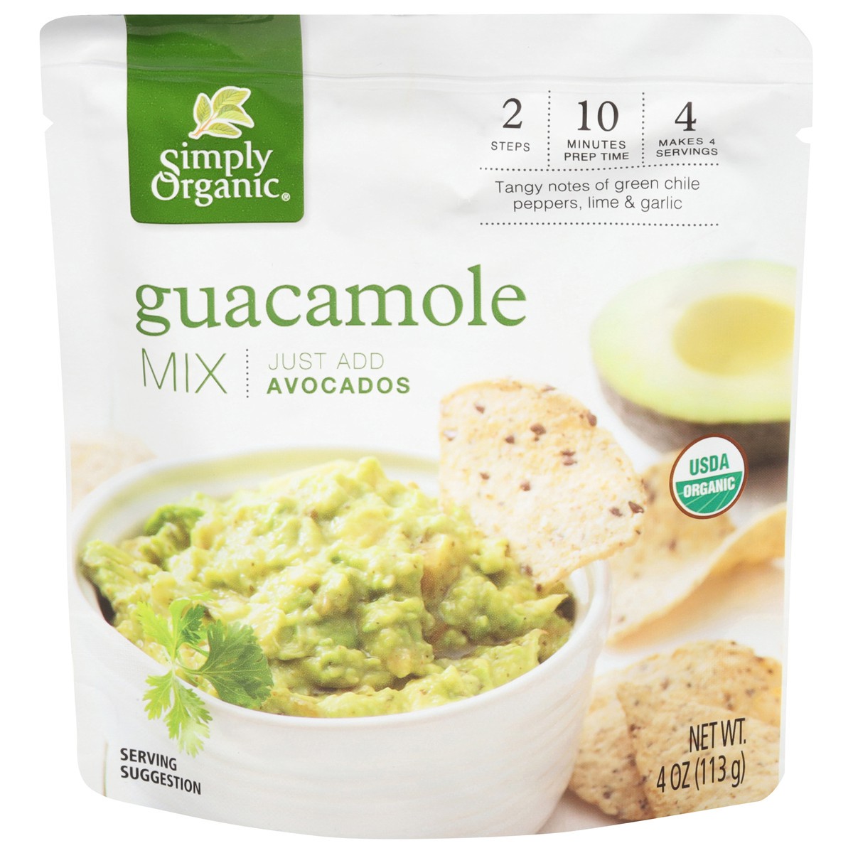 slide 1 of 9, Simply Organic Guacamole Mix 4 oz, 4 oz