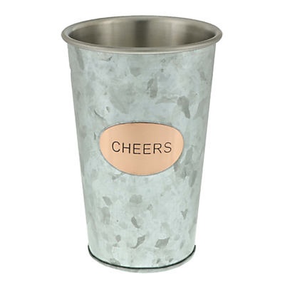 slide 1 of 1, Kitchen & Table Galvanized Pint Cup, 1 ct