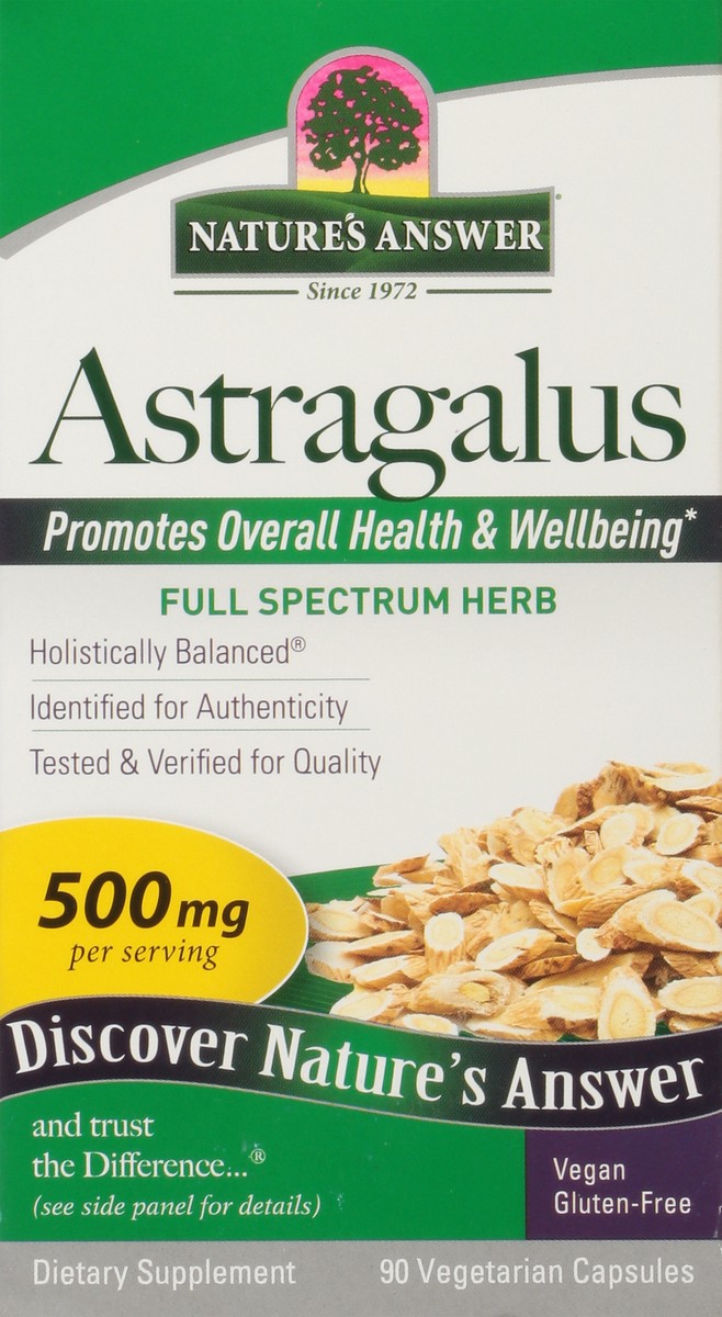slide 6 of 9, Nature's Answer Astragalus Root 90VCap, 90 ct
