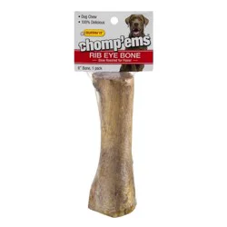 Ruffin' It Chomp'ems Rib Eye Bone Dog Chew 6 Inch