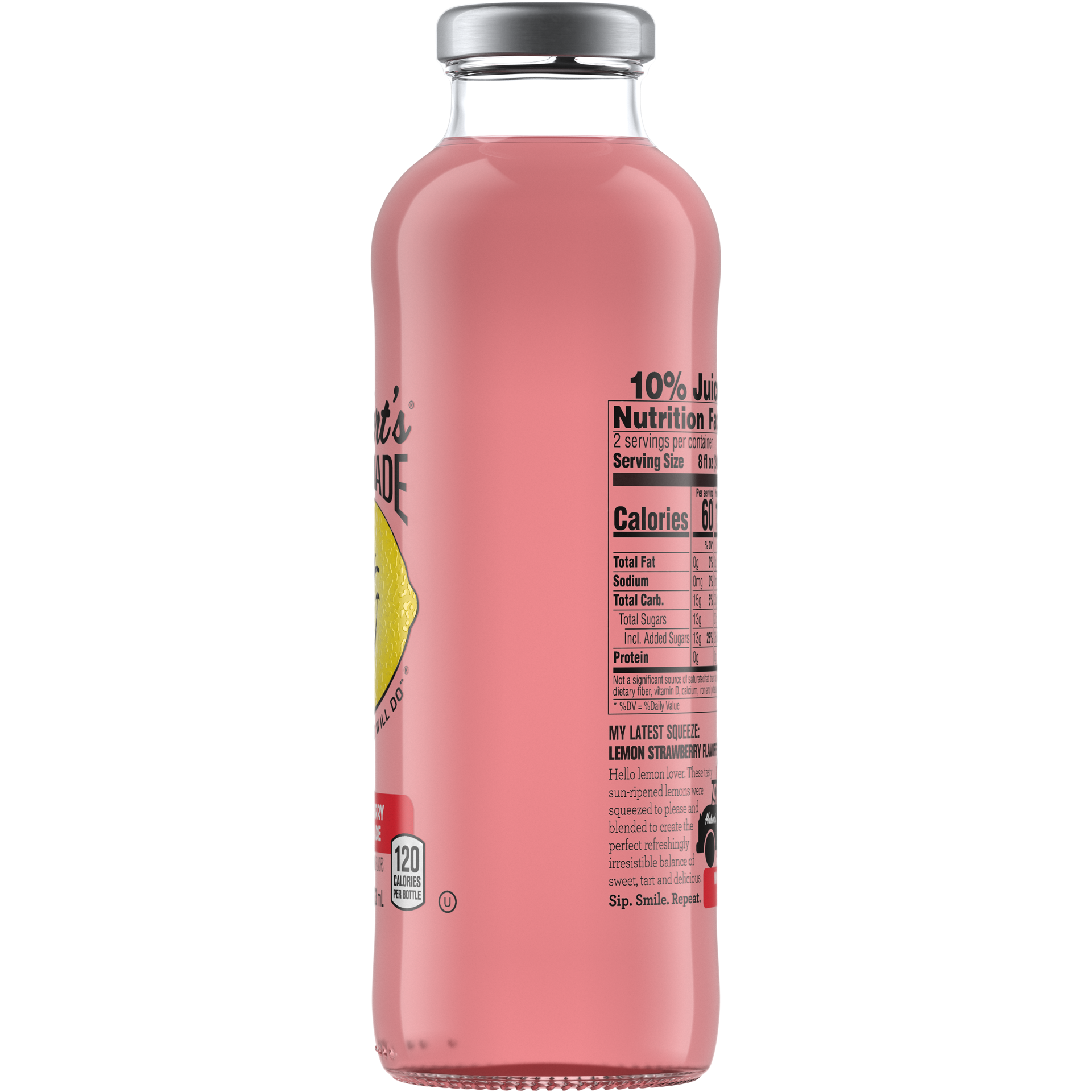 slide 4 of 5, Hubert's Hubert Strawberry Lemonade - 16 fl oz, 16 fl oz