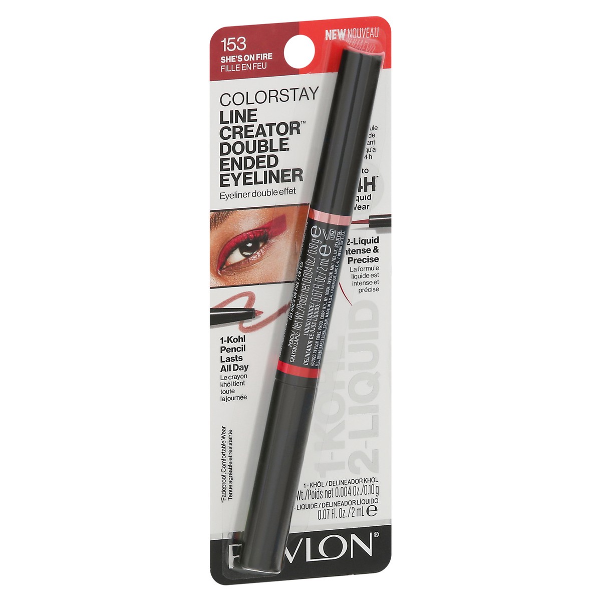 slide 10 of 11, Revlon ColorStay Line Creator Double Ended Liner, She's On Fire, 1 ct