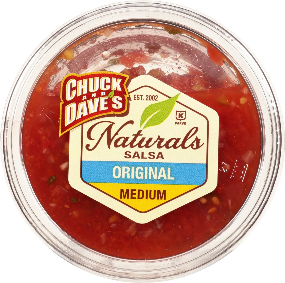 slide 4 of 4, Chuck And Dave's Naturals Medium Original Salsa 16 oz, 16 oz