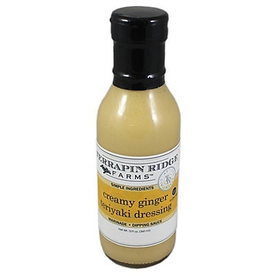 slide 1 of 1, Terrapin Ridge Dressing - Creamy Ginger Teriyaki, 12 fl oz