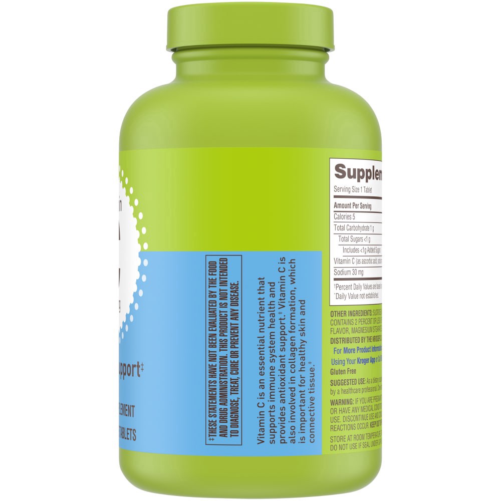 slide 3 of 3, Kroger Vitamin C Orange Chewable 500Mg 150Ct, 150 ct