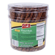 slide 1 of 1, GFS Pretzel Rods, 105 ct