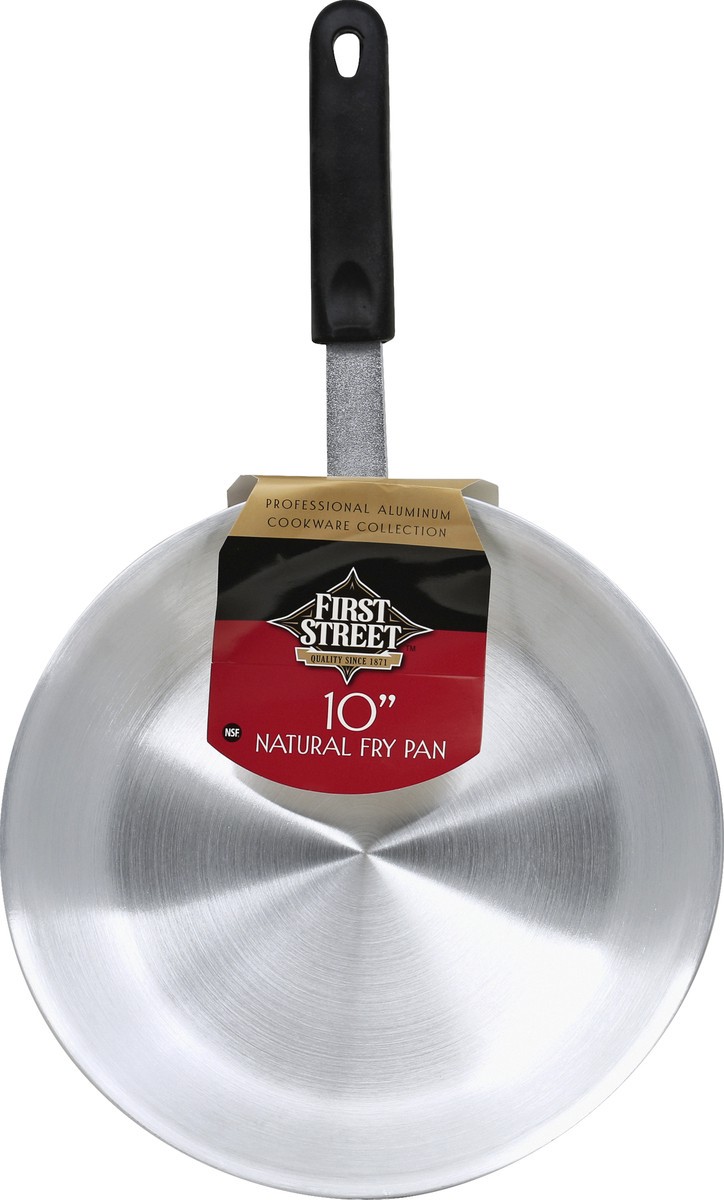 slide 4 of 6, First Street Aluminum Fry Pan 10 Inch, 1 ct