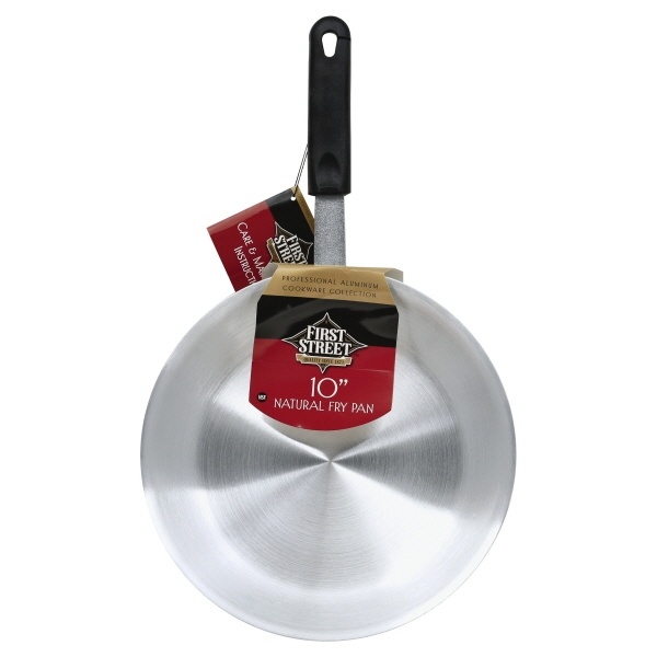 slide 1 of 6, First Street Aluminum Fry Pan 10 Inch, 1 ct